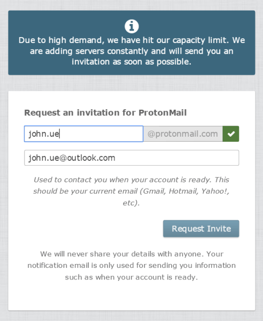 ProntoEmail 신청하기