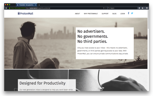 ProtonMail Website